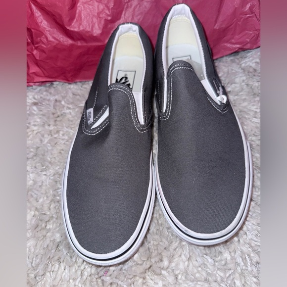 Vans Gray Slip-On Sneakers - Picture 5 of 7